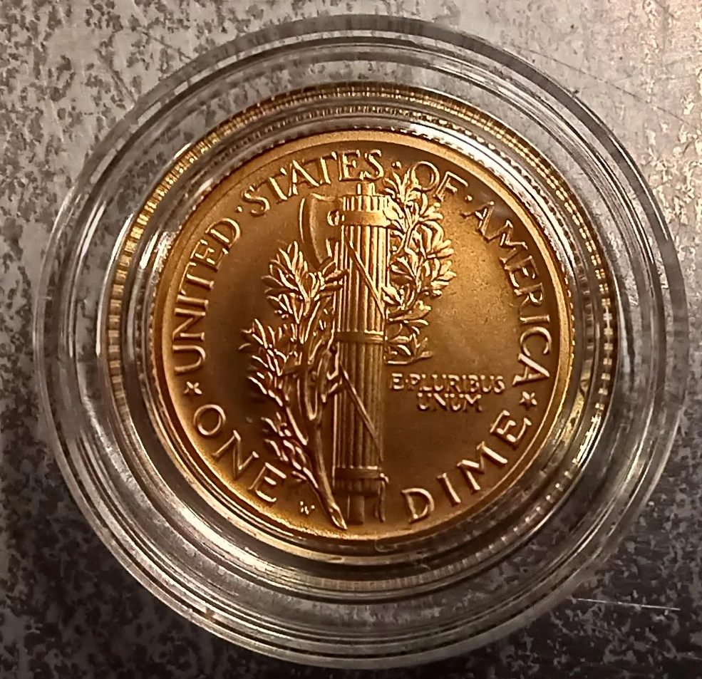 US-Mint-Best-Of-The-Mint-1916-Mercury-Dime-Gold-Coin-And-Silver-Medal-Set-Available-6/4/26